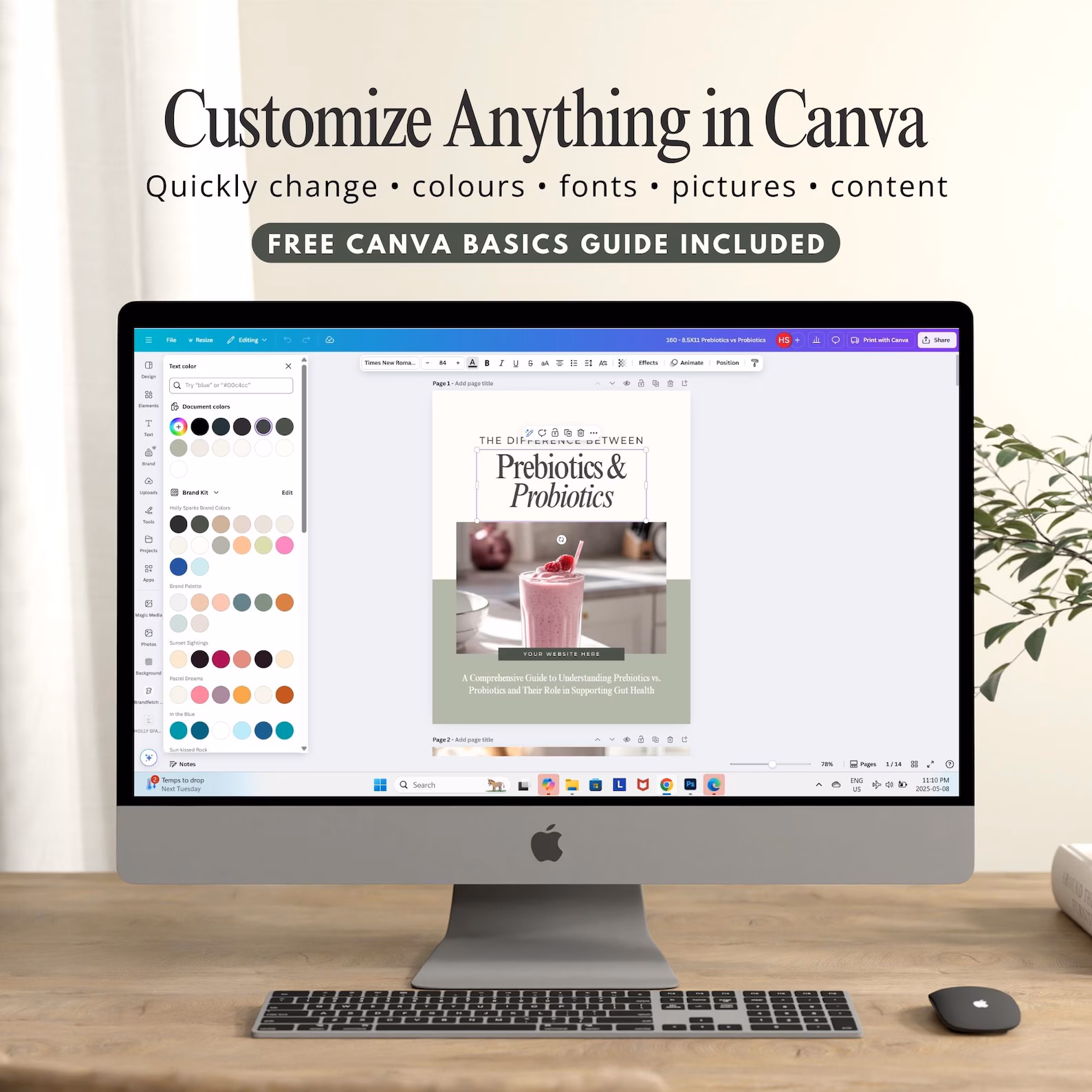 Customize anything in Canva